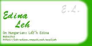 edina leh business card